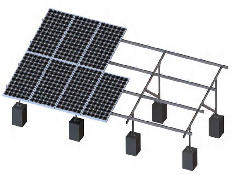 solar racking flat roof